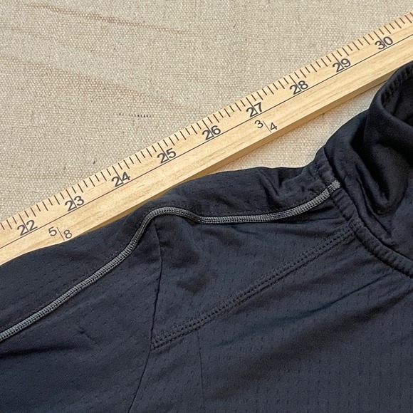Mondetta Performance Luxury Black 1/4 Zip Long Sleeve Athletic Top Womens Medium - Picture 9 of 10